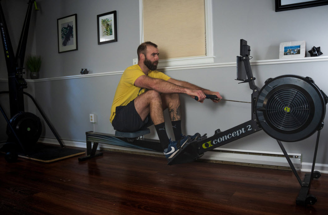 Jameson on RowErg