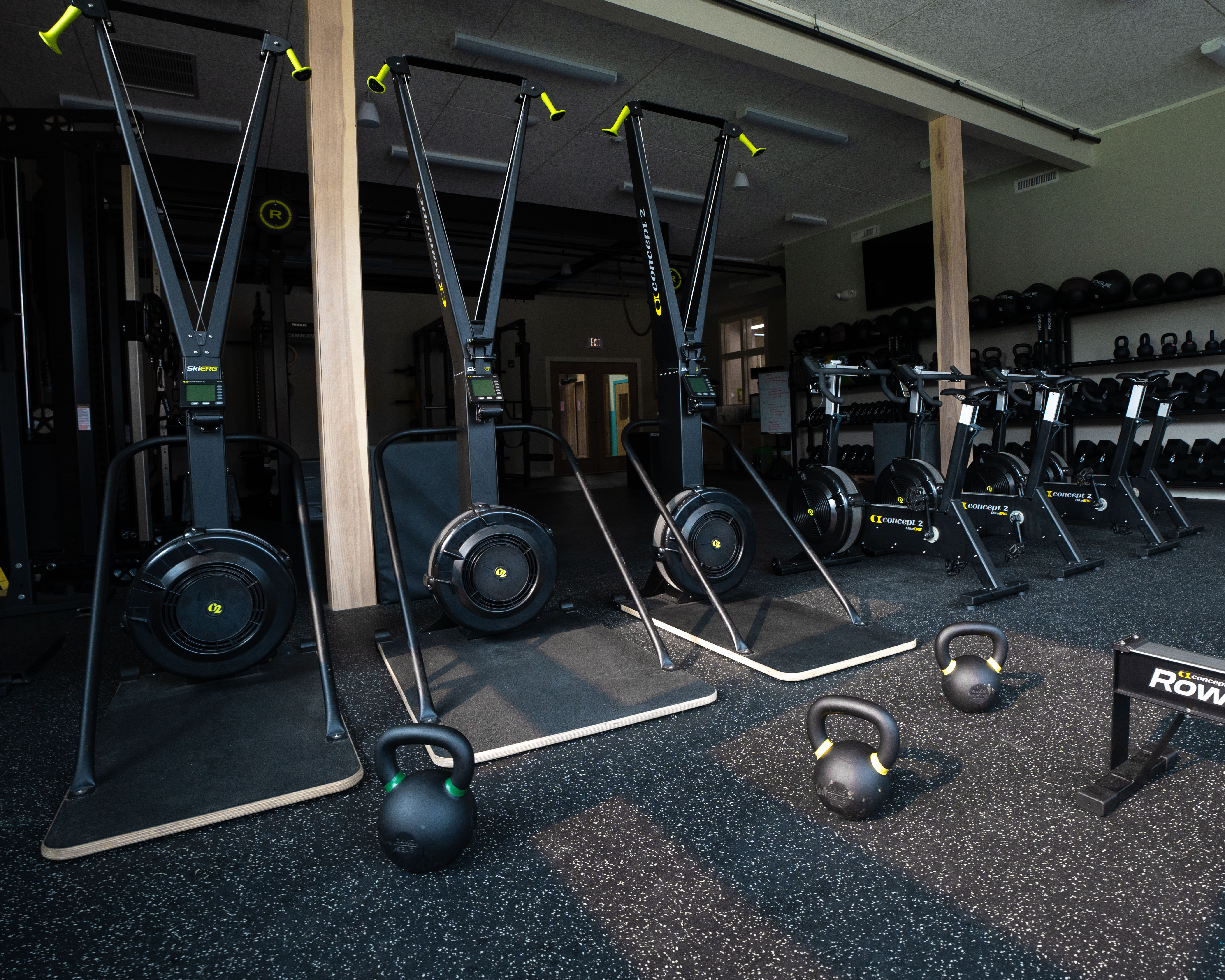 SkiErgs and Kettlebells