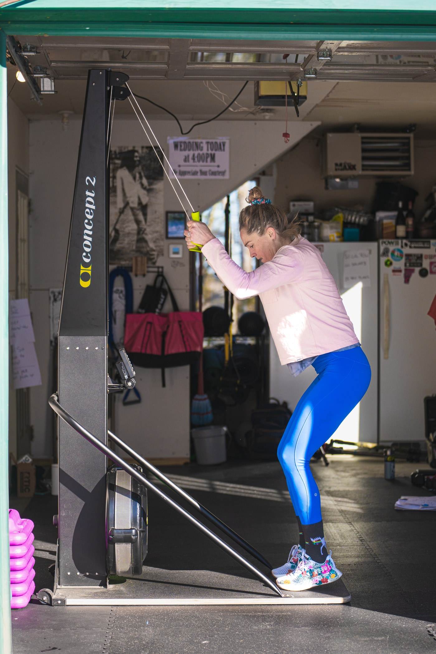 Molly Lauridsen on the SkiErg