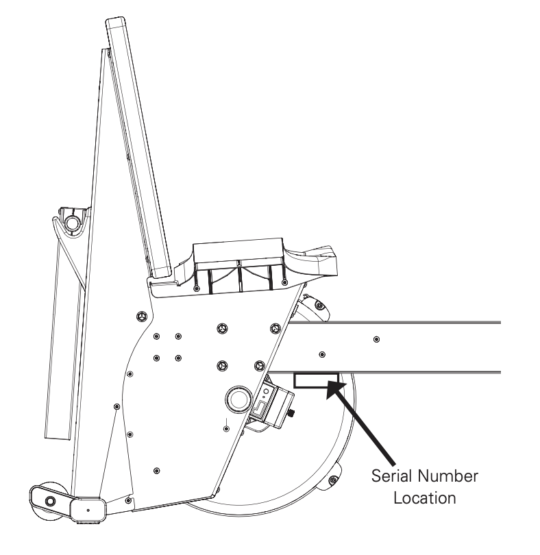 How to find the serial number on a StrengthErg