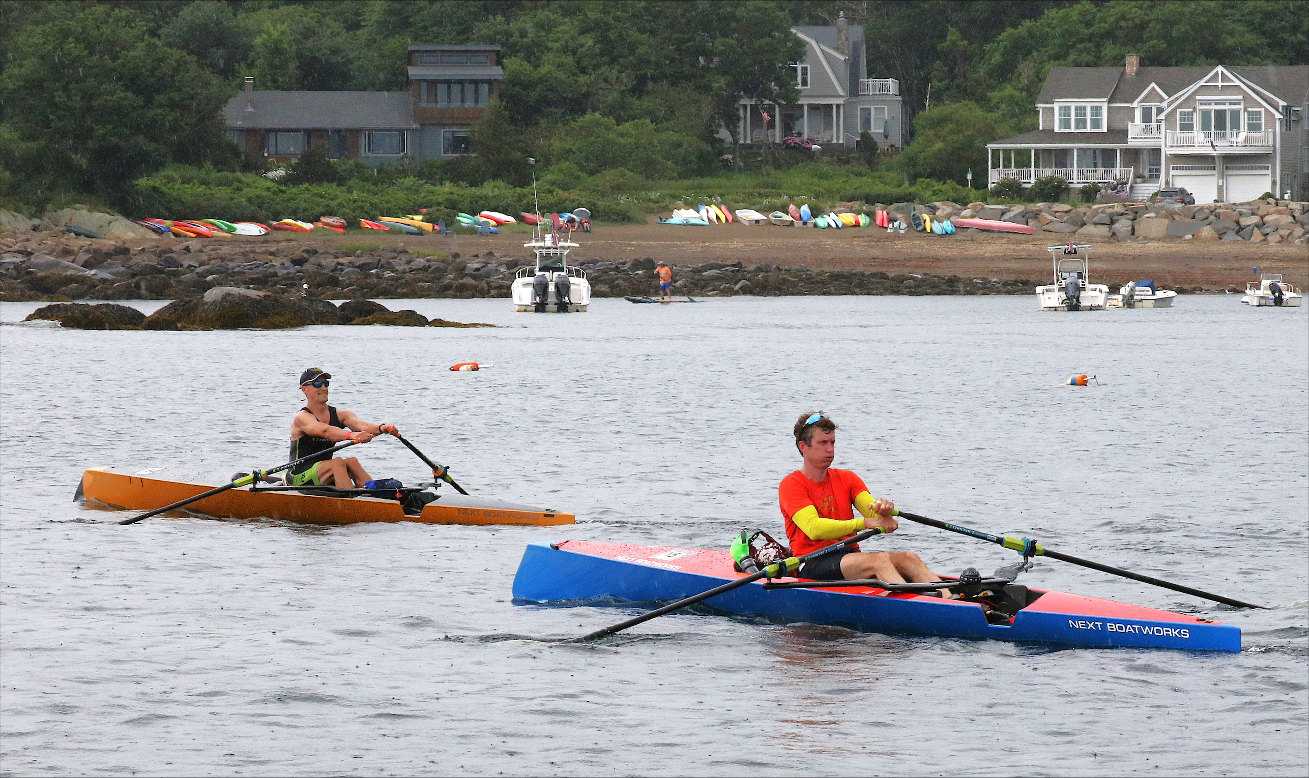 Dan Brooks (l.) and August Cole (r.)