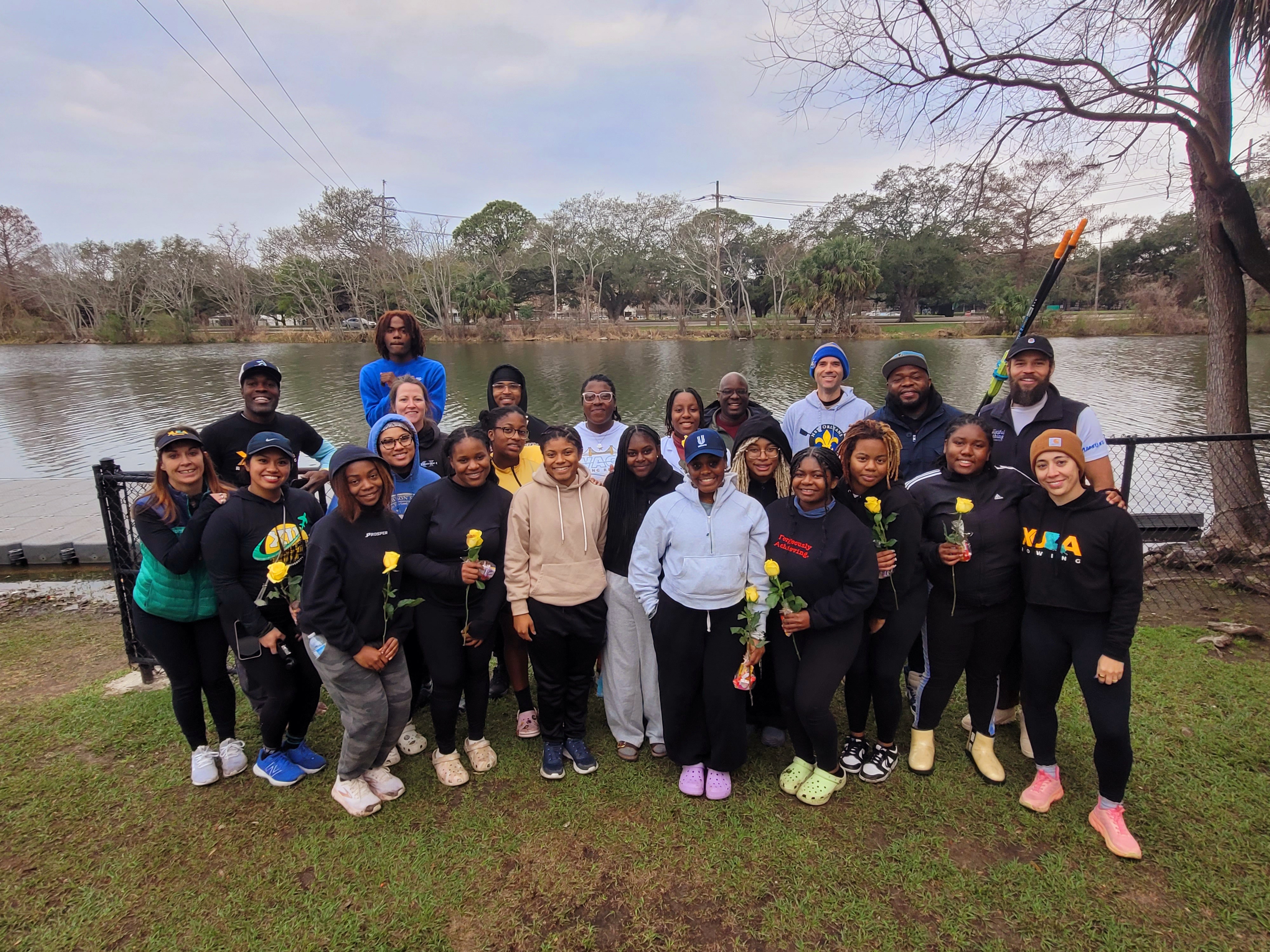 Xavier University varsity rowing team