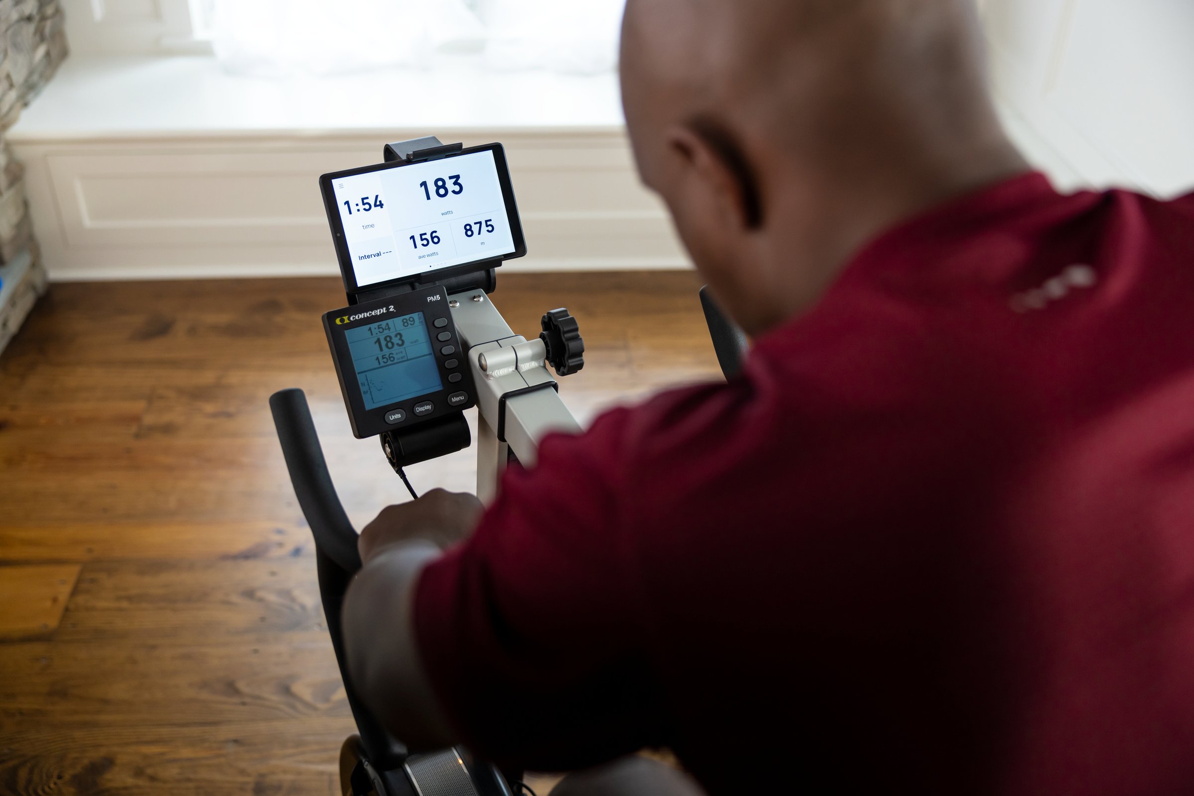 concept2 bikeerg with watt workout